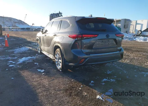 2023 Toyota Highlander Hybrid Limited z USA, uszkodzony, nr VIN 5TDXBRCH2PS120601